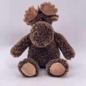 Mary Meyer 15" Moose Plush Super Soft Cuddly Stuffed Animal Brown Tan Fur